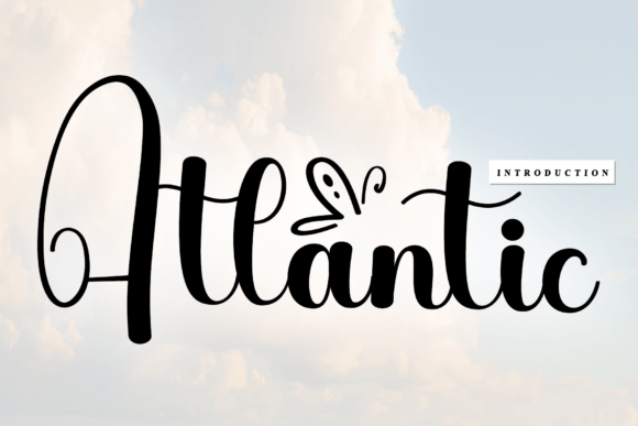 Atlantic: The Sweet, Cursive Handwritten Font for Joyful Design