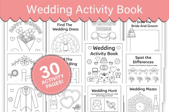 Keeping Little Guests Engaged: The Wedding Activity Book Solution