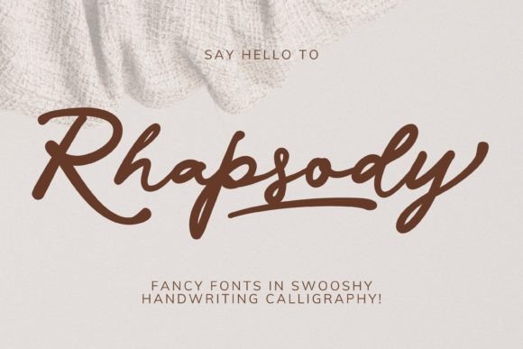 Rhapsody Script: A Typeface for Modern Creative Charm