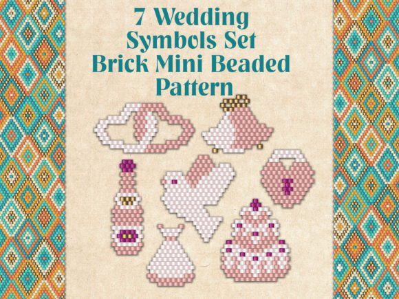 Seven Wedding Symbols: A Beaded Pattern Set for Meaningful Creations