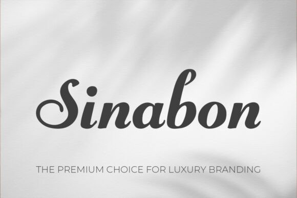 Sinabon: The Script Font for Sophisticated Branding