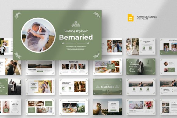 Streamline Your Wedding Business with a Clean Google Slides Template