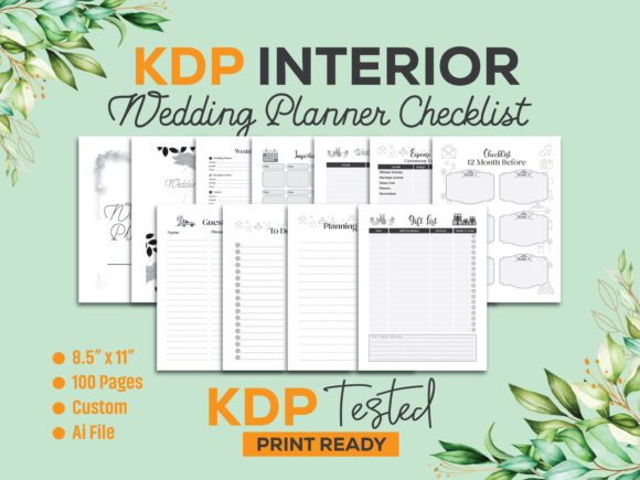 Streamline Your Wedding Planning with This Organized KDP Checklist