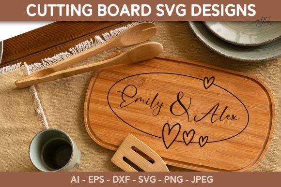 Timeless Elegance: The Cutting Board SVG Wedding Monogram