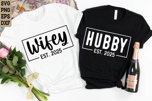 Wifey Hubby SVG PNG: Your Wedding Design Toolkit